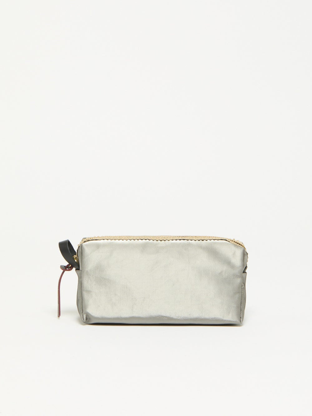 Jack Gomme Linen Blush Case in Silver available at Barbara Katz