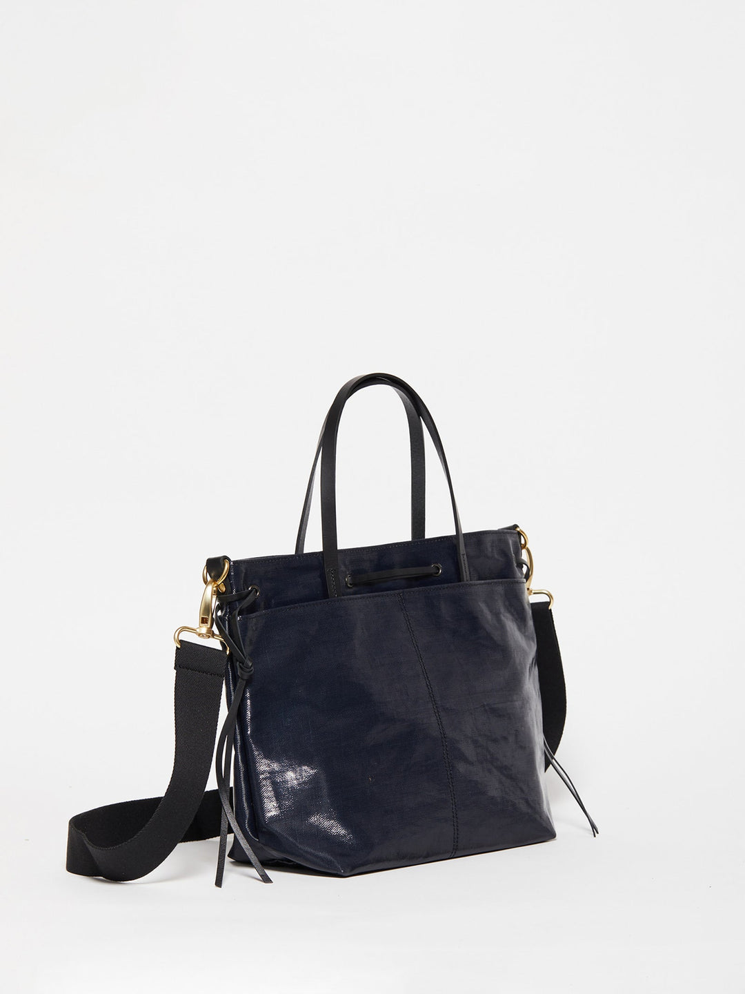 Jack Gomme Emy Linen Tote Bag in Deep available at Barbara Katz