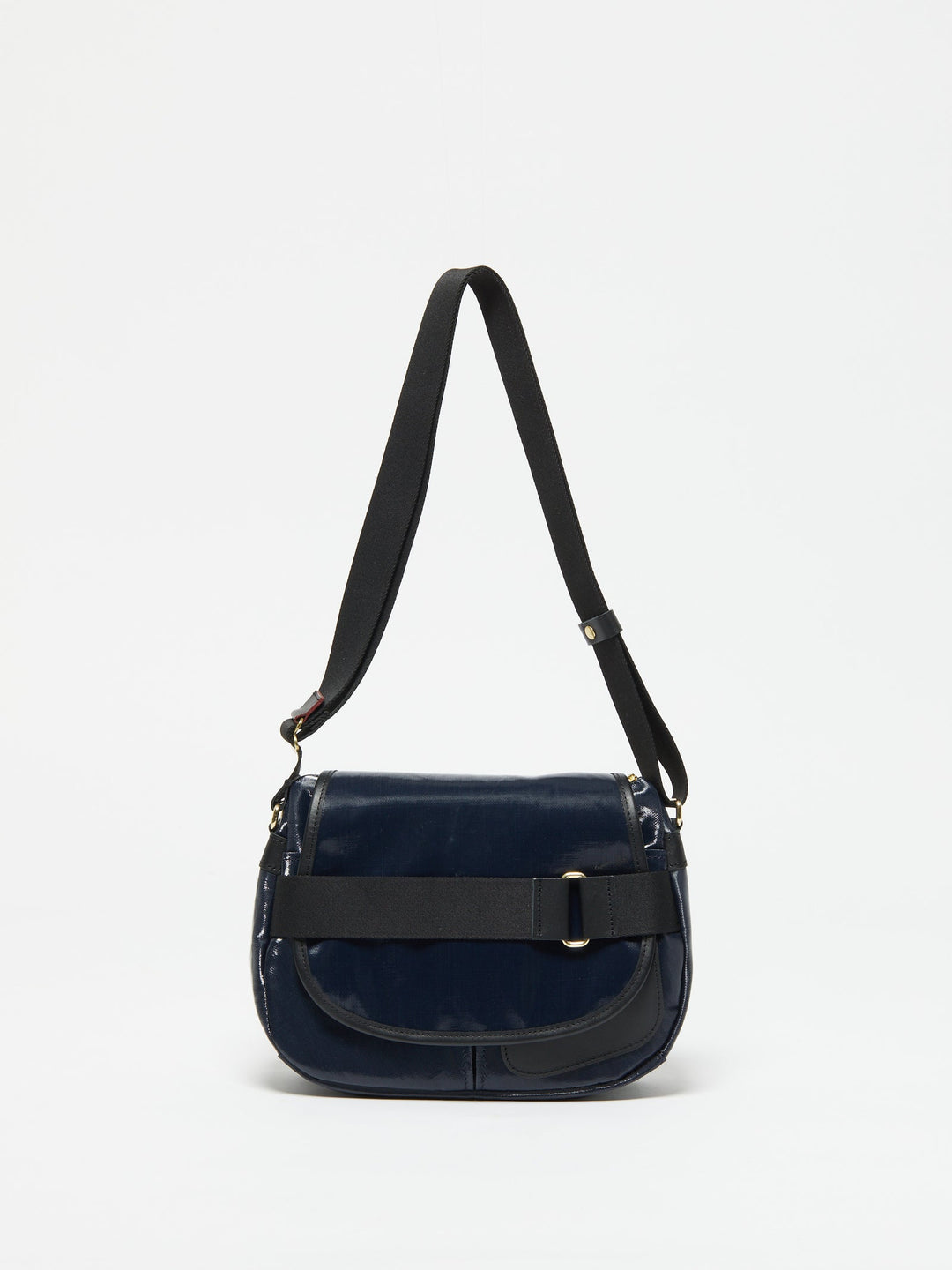 Jack Gomme Petit Gaby Linen Shoulder Bag in Deep available at Barbara Katz