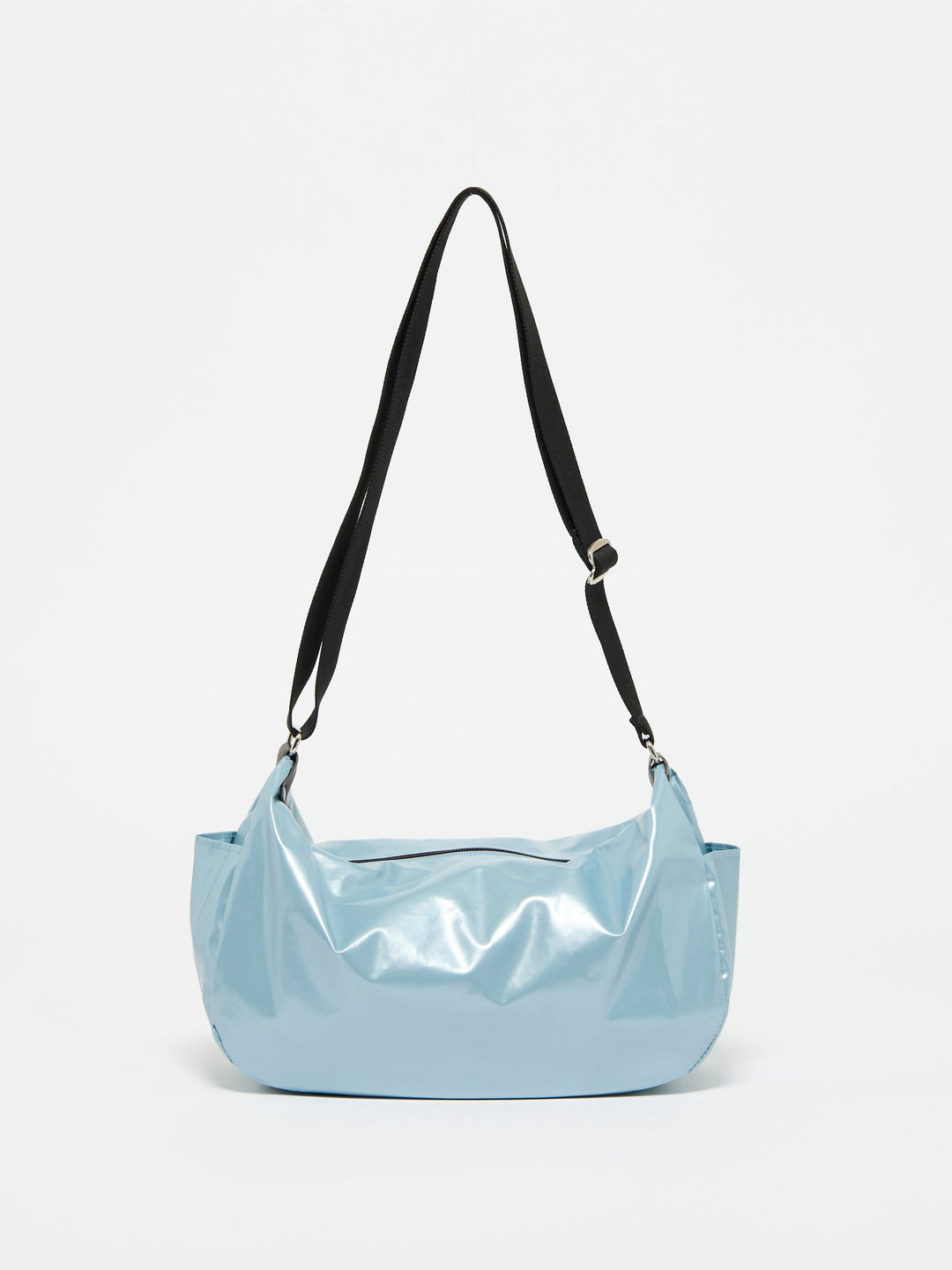 Jack Gomme Liris Light Original Shoulder Bag in Shiny Ciel available at Barbara Katz