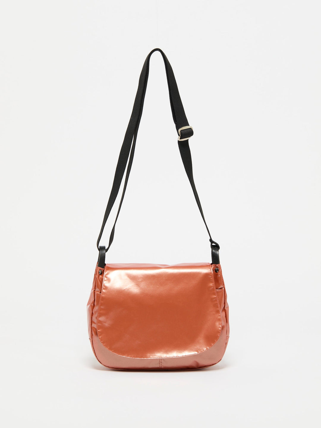 Jack Gomme Nico Light Shoulder Bag in Shiny Rust available at Barbara Katz