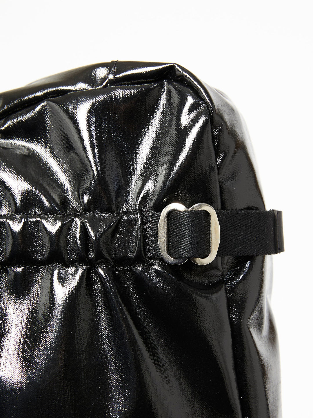Jack Gomme Pio Light Aqua Shoulder Bag in Noir available at Barbara Katz