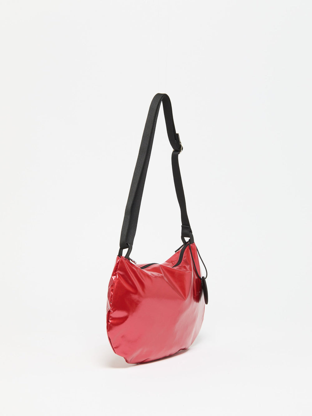 Jack Gomme Filo Light Original Shoulder Bag in Shiny Poppy available at Barbara Katz