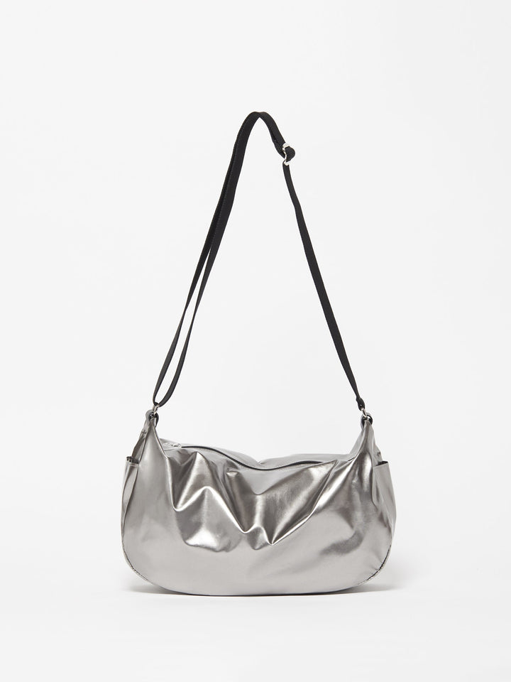 Jack Gomme Liris Light Original Shoulder Bag in Metal available at Barbara Katz