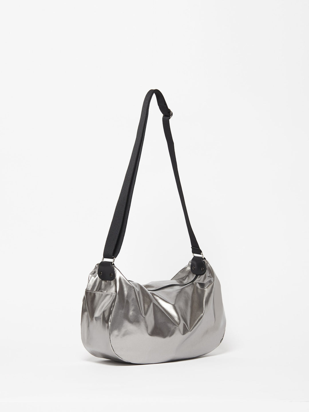 Jack Gomme Liris Light Original Shoulder Bag in Metal available at Barbara Katz