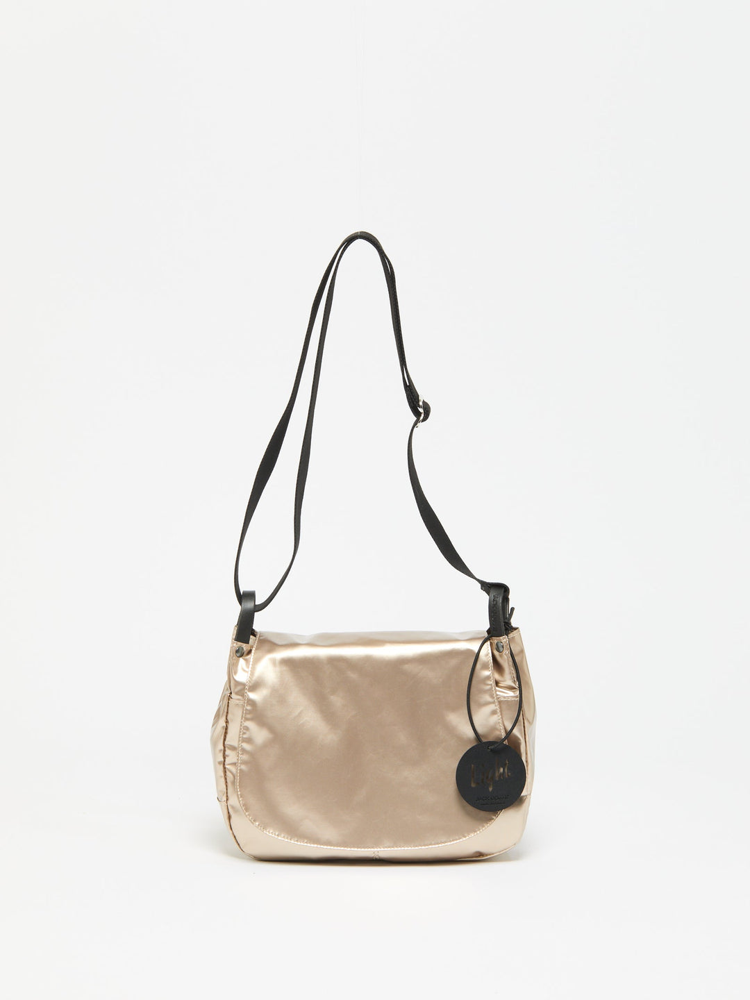 Jack Gomme Nico Light Shoulder Bag in Shiny Nacre available at Barbara Katz