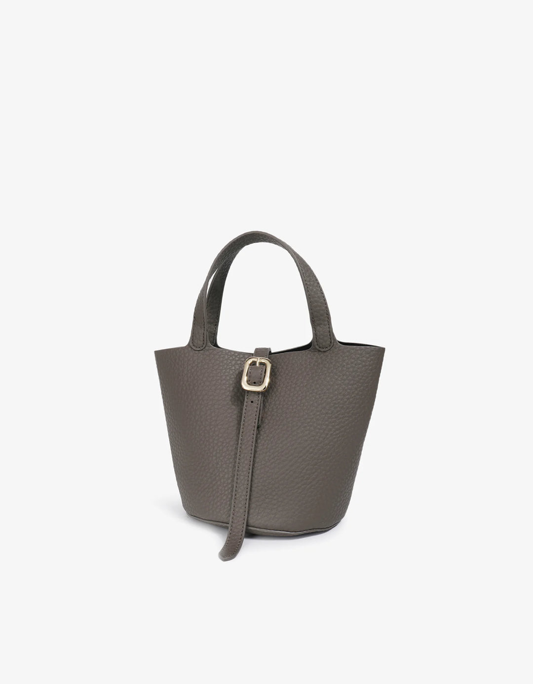 Remi/Reid Joya Mini Bucket Bag in Dark Grey available at Barbara Katz
