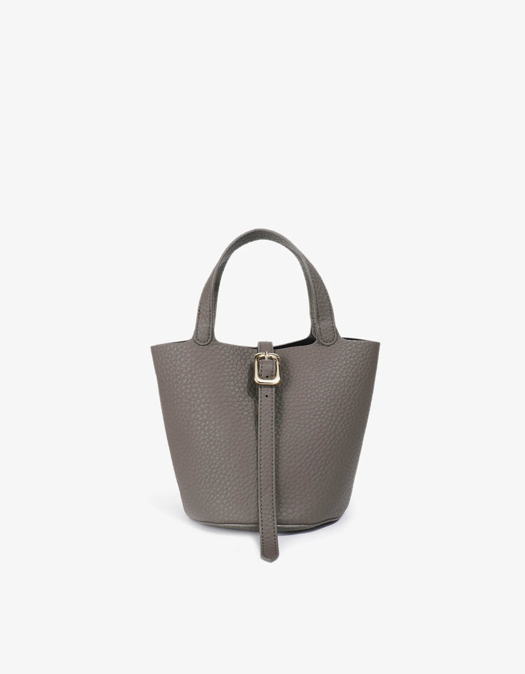 Remi/Reid Joya Mini Bucket Bag in Dark Grey available at Barbara Katz