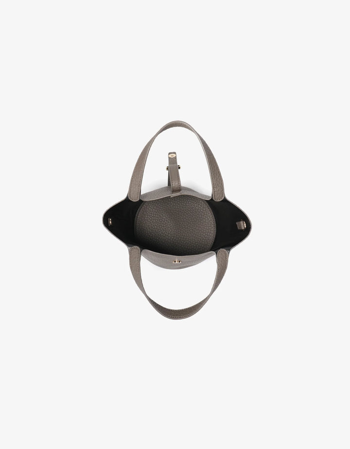 Remi/Reid Joya Mini Bucket Bag in Dark Grey available at Barbara Katz