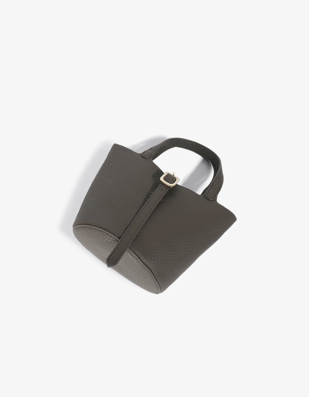 Remi/Reid Joya Mini Bucket Bag in Dark Grey available at Barbara Katz