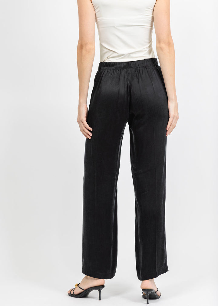 J Society Easy Wide Leg Pant in Black available at Barbara Katz