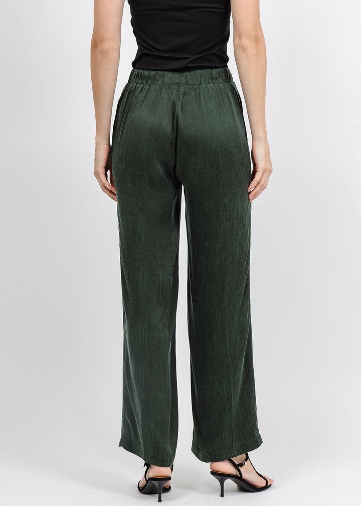 J Society Easy Wide Leg Pant in Pine available at Barbara Katz