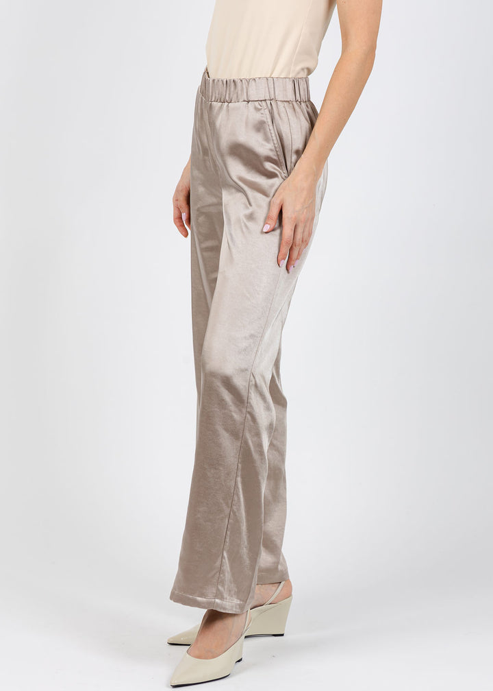 J Society Melody Easy Full Pants in Cappuccino available at Barbara Katz