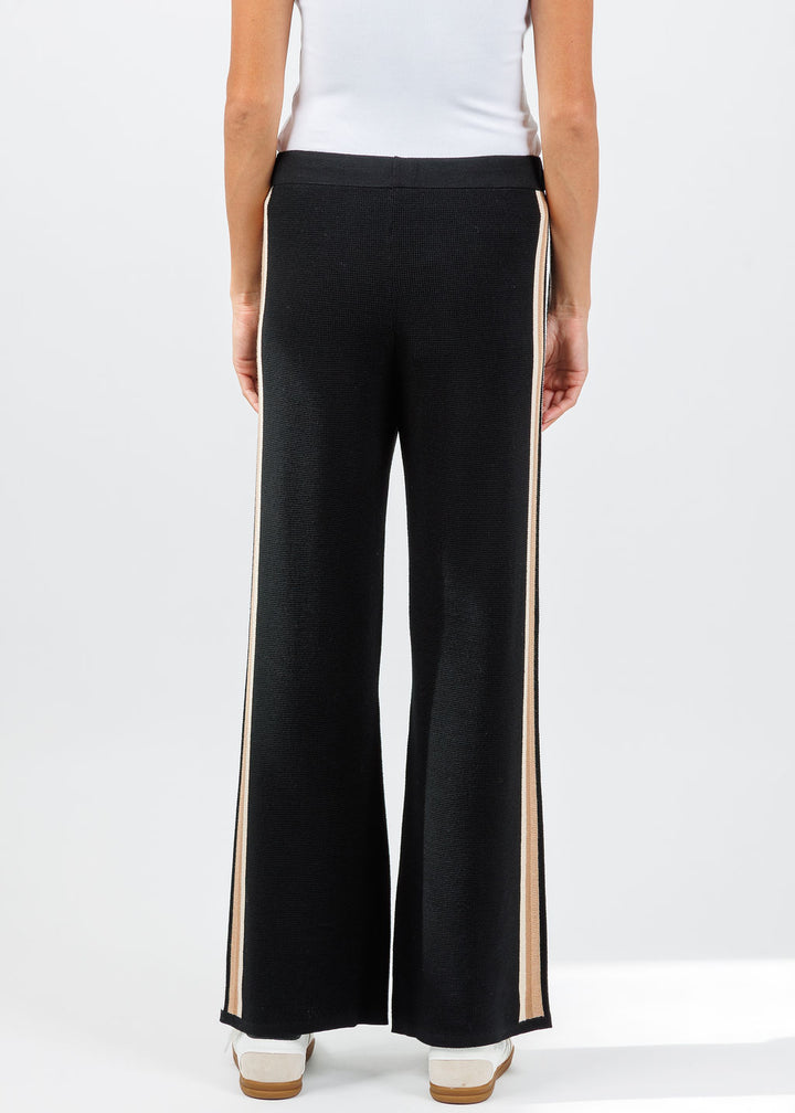 J Society Side Stripe Pants in Black available at Barbara Katz