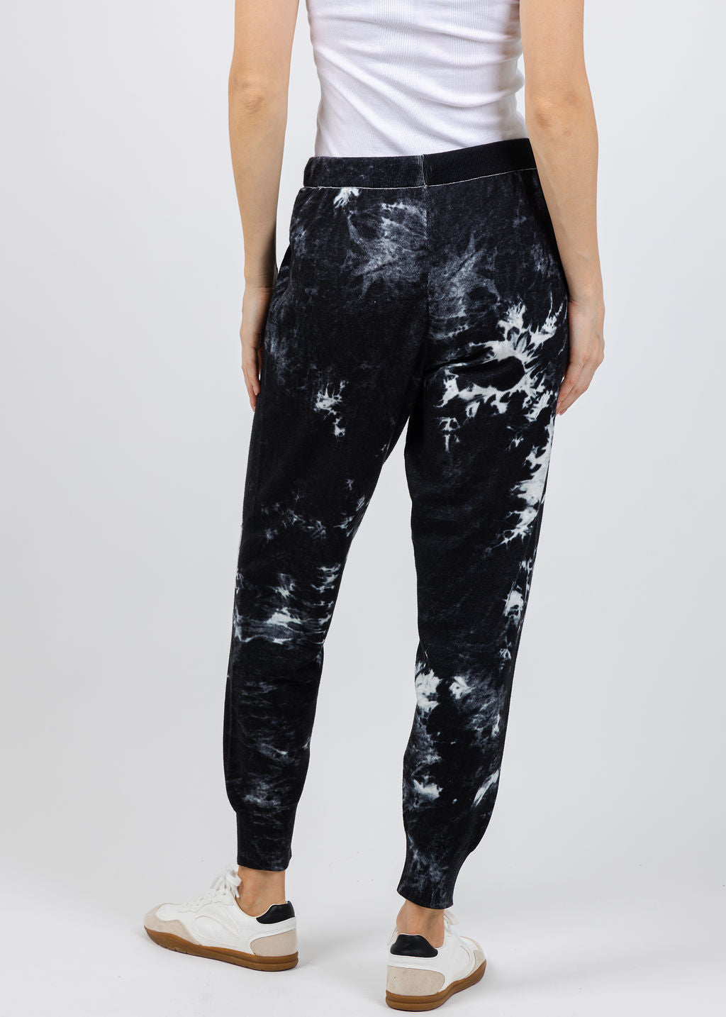 J Society Tie-Dye Joggers in Black available at Barbara Katz