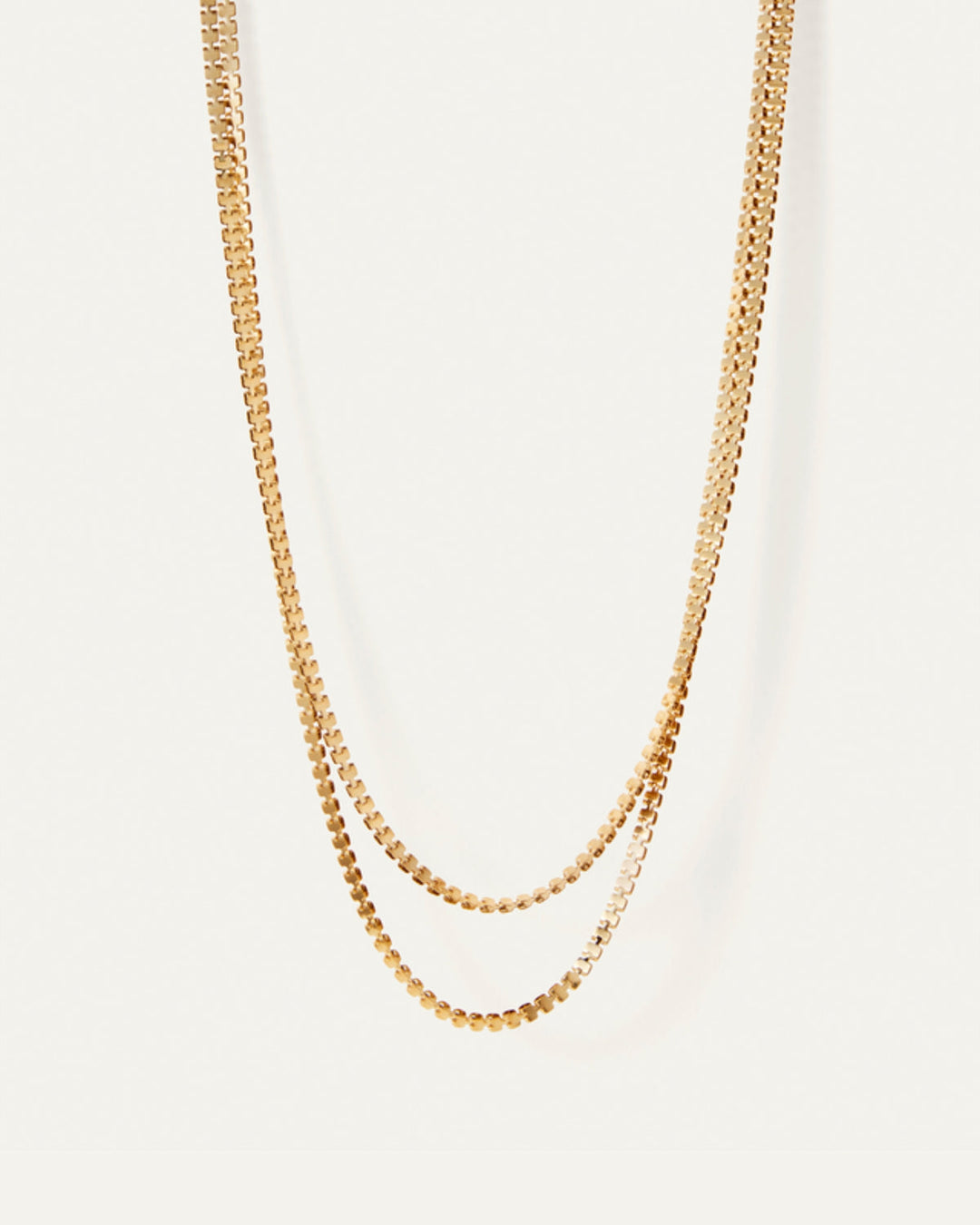 Jenny Bird Double Amalfi Chain Necklace in Gold available at Barbara Katz