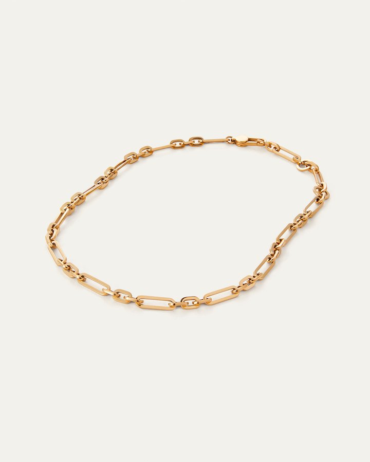 Jenny Bird Mercer Chain Necklace 18" in Gold available at Barbara Katz