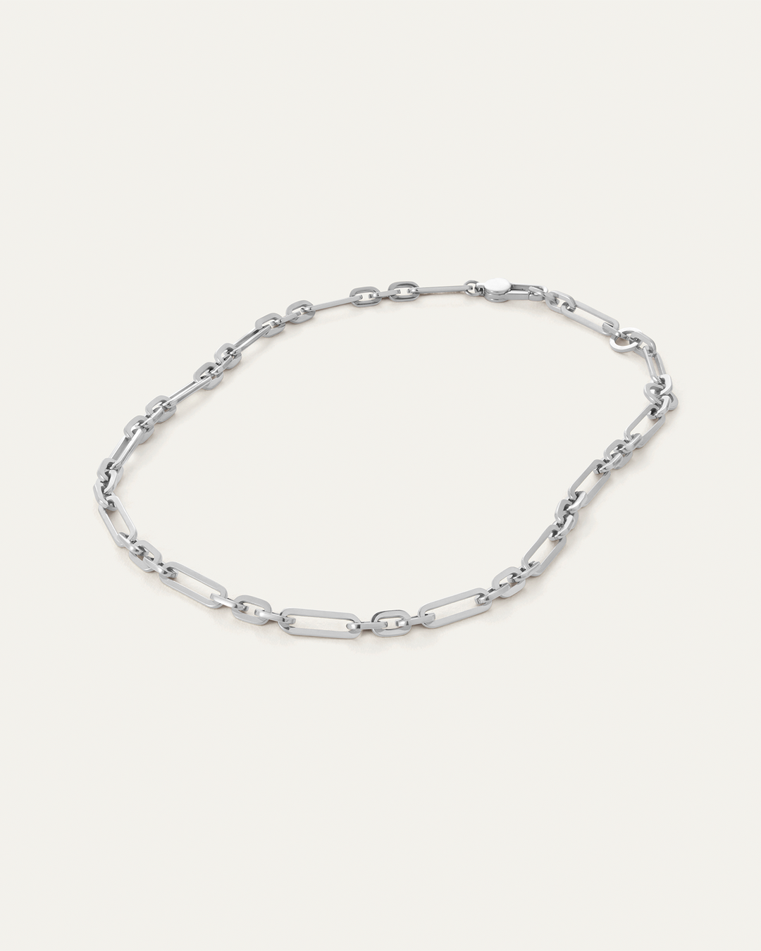 Jenny Bird Mercer Chain Necklace 18" in Platinum available at Barbara Katz