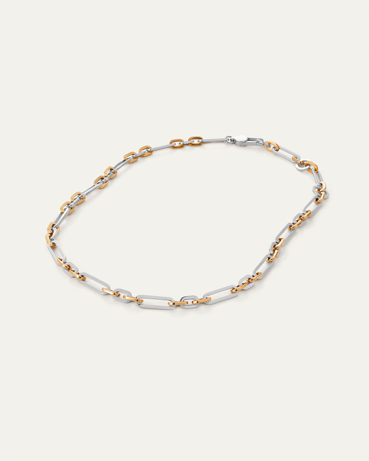 Jenny Bird Mercer Chain Necklace 18" in Two Tone available at Barbara Katz