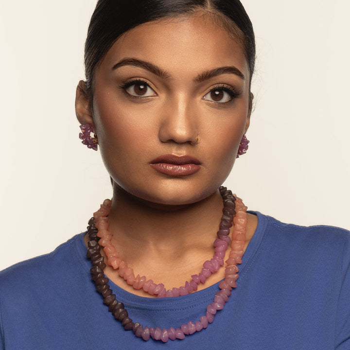 PONO Jolene Necklace in Apricot Brandy available at Barbara Katz
