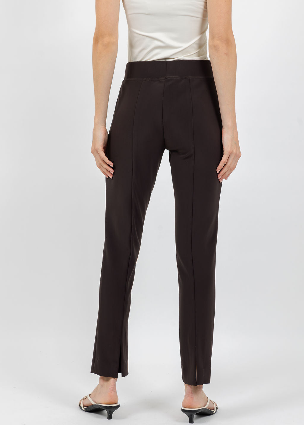 Joseph Ribkoff Classic Straight Pants in Mocha available at Barbara Katz