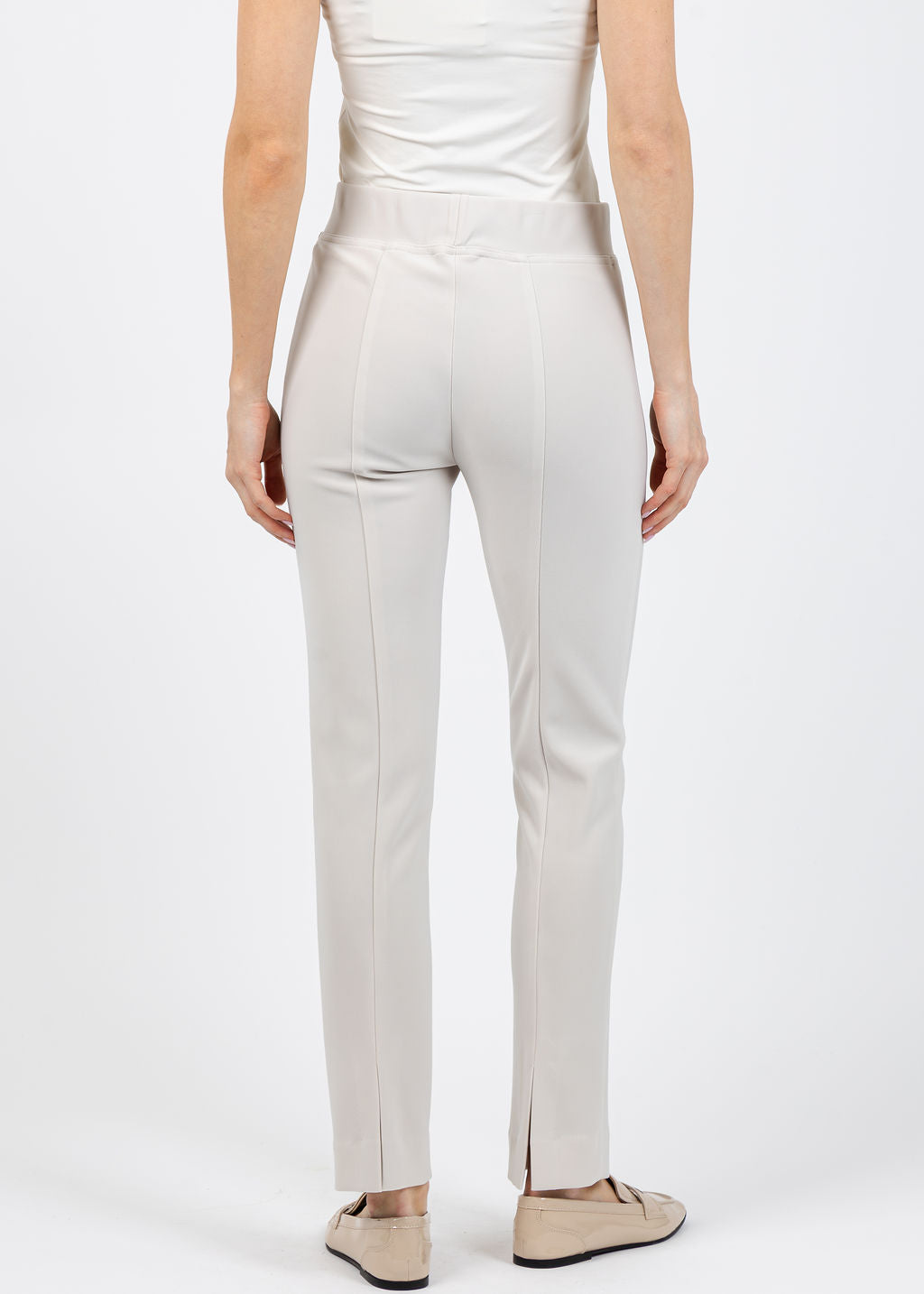 Joseph Ribkoff Classic Straight Pants in Moonstone available at Barbara Katz