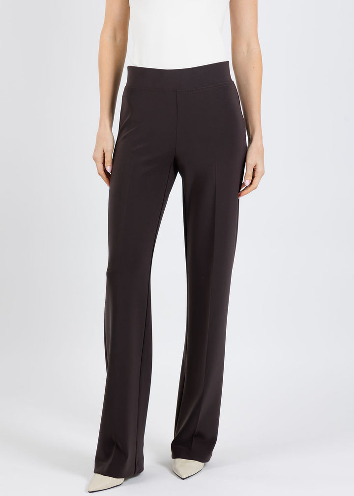Joseph Ribkoff Classic Wide Leg Pants in Mocha available at Barbara Katz