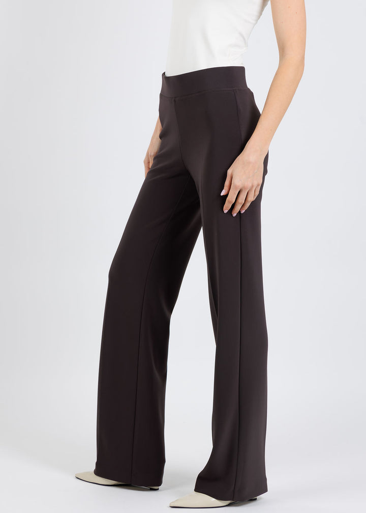 Joseph Ribkoff Classic Wide Leg Pants in Mocha available at Barbara Katz