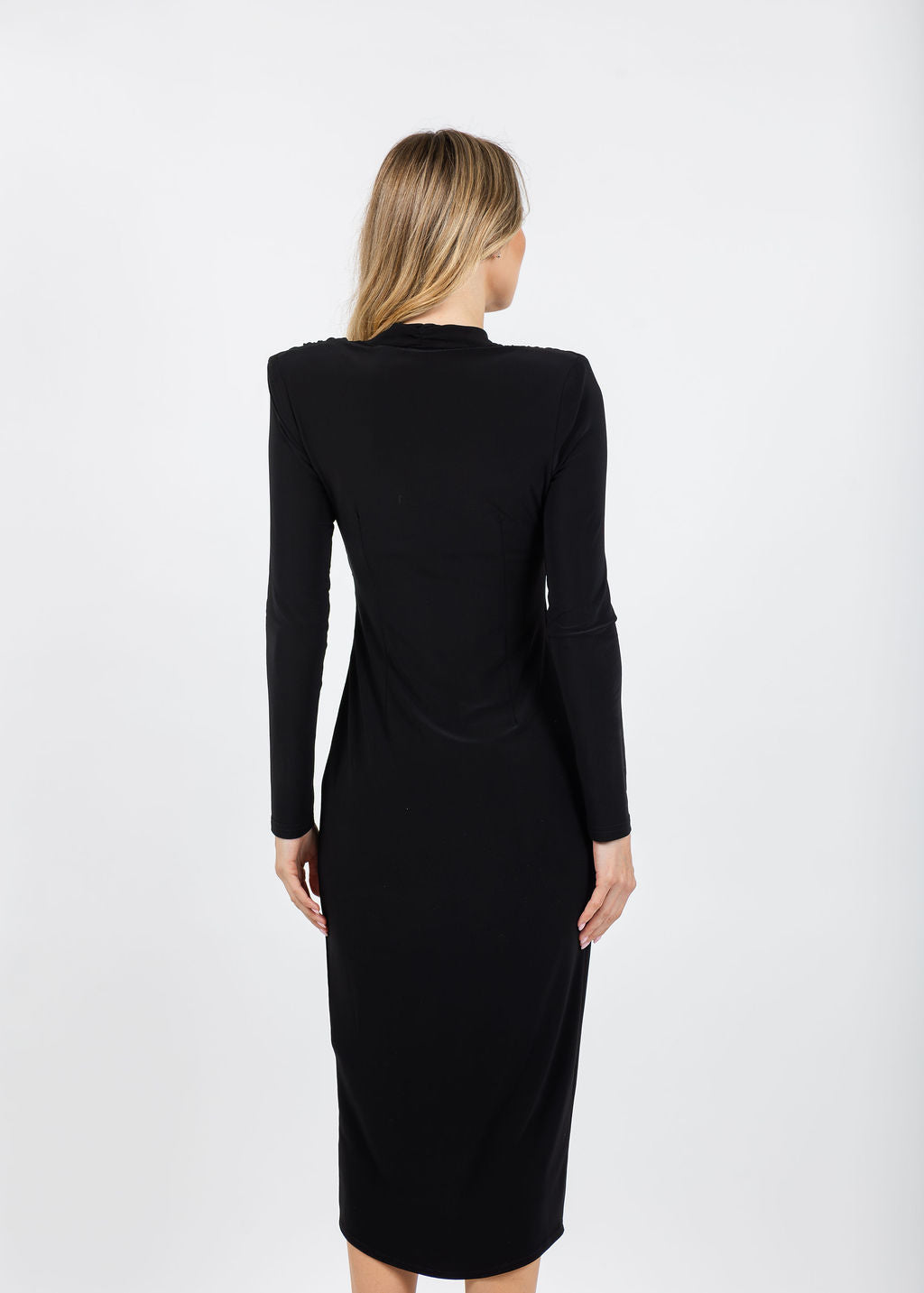 Silky Knit Sheath Dress