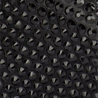 Olga Berg Juliana Crystal Handle Bag in Black available at Barbara Katz