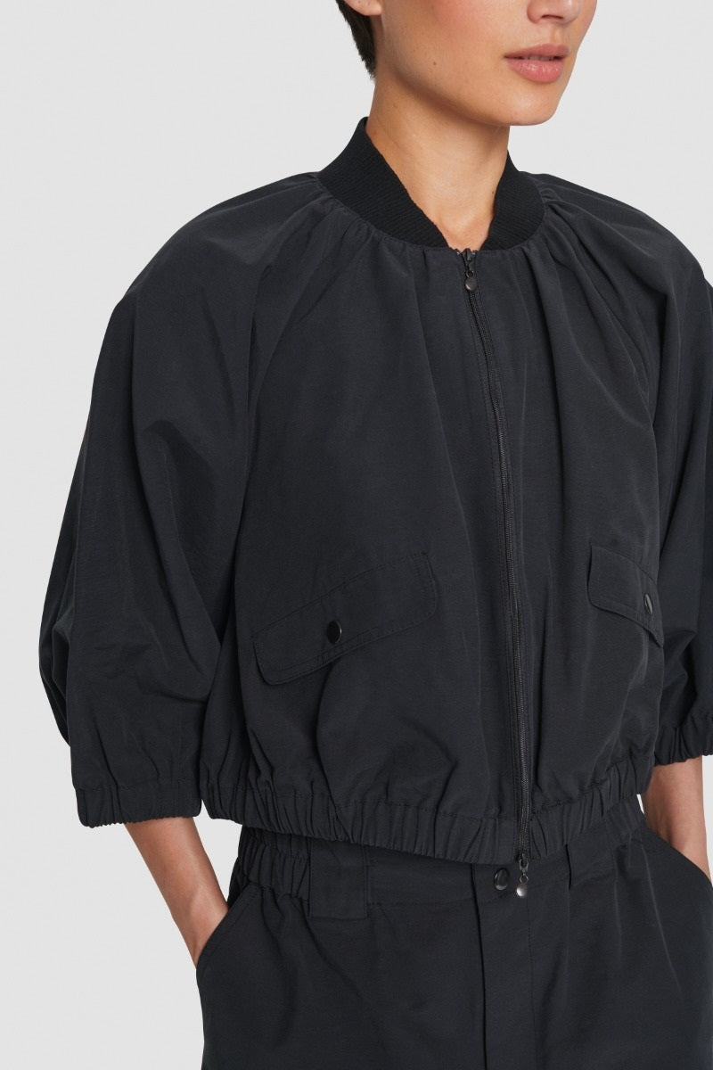 Bitte Kai Rand Cropped Front Zip Bomber 