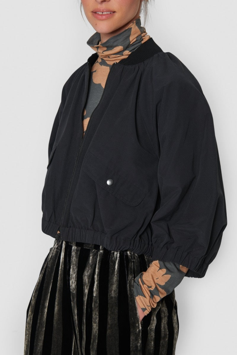 Bitte Kai Rand Cropped Front Zip Bomber 