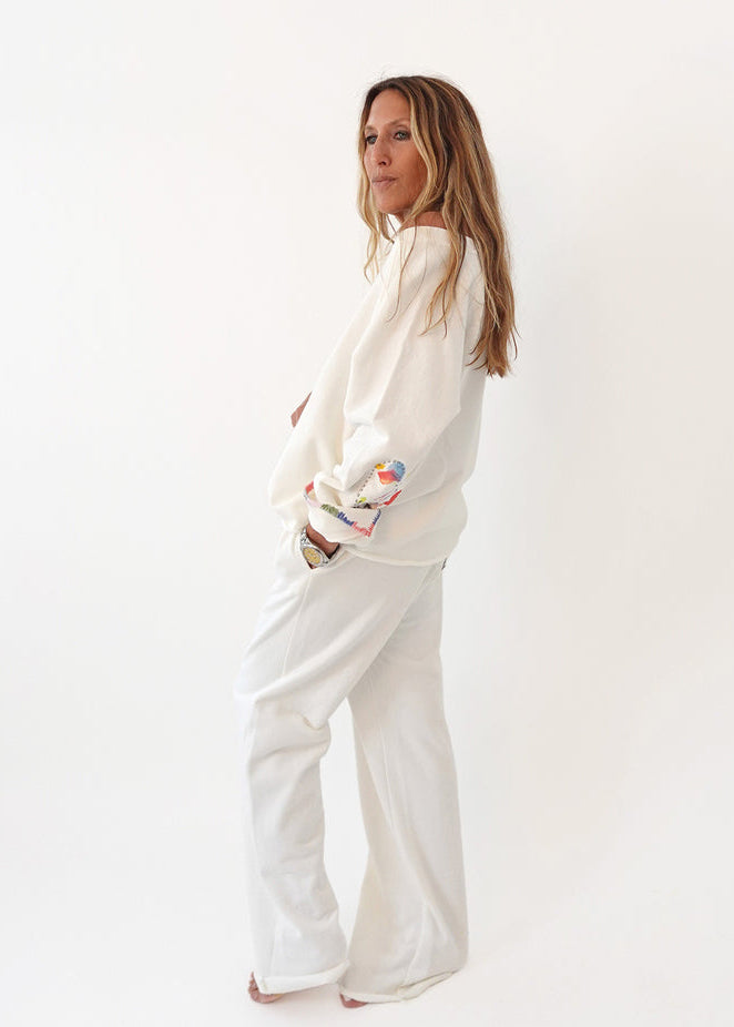 Kerri Rosenthal Studio Sweatshirt in Cloud available at Barbara Katz