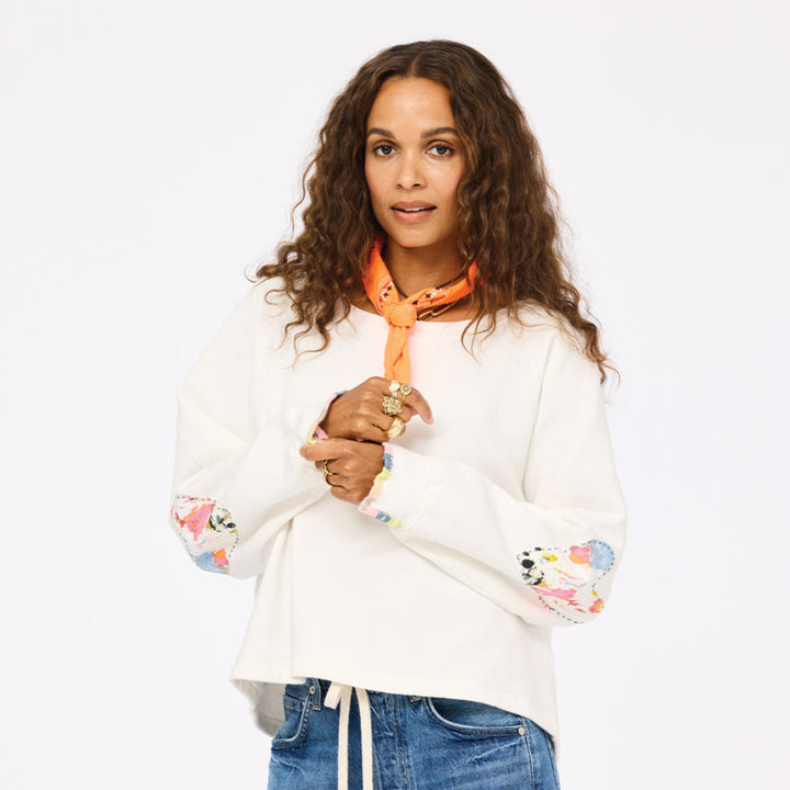 Kerri Rosenthal Studio Sweatshirt in Cloud available at Barbara Katz