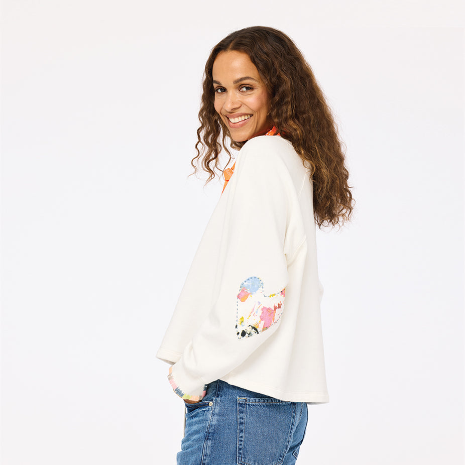 Kerri Rosenthal Studio Sweatshirt in Cloud available at Barbara Katz