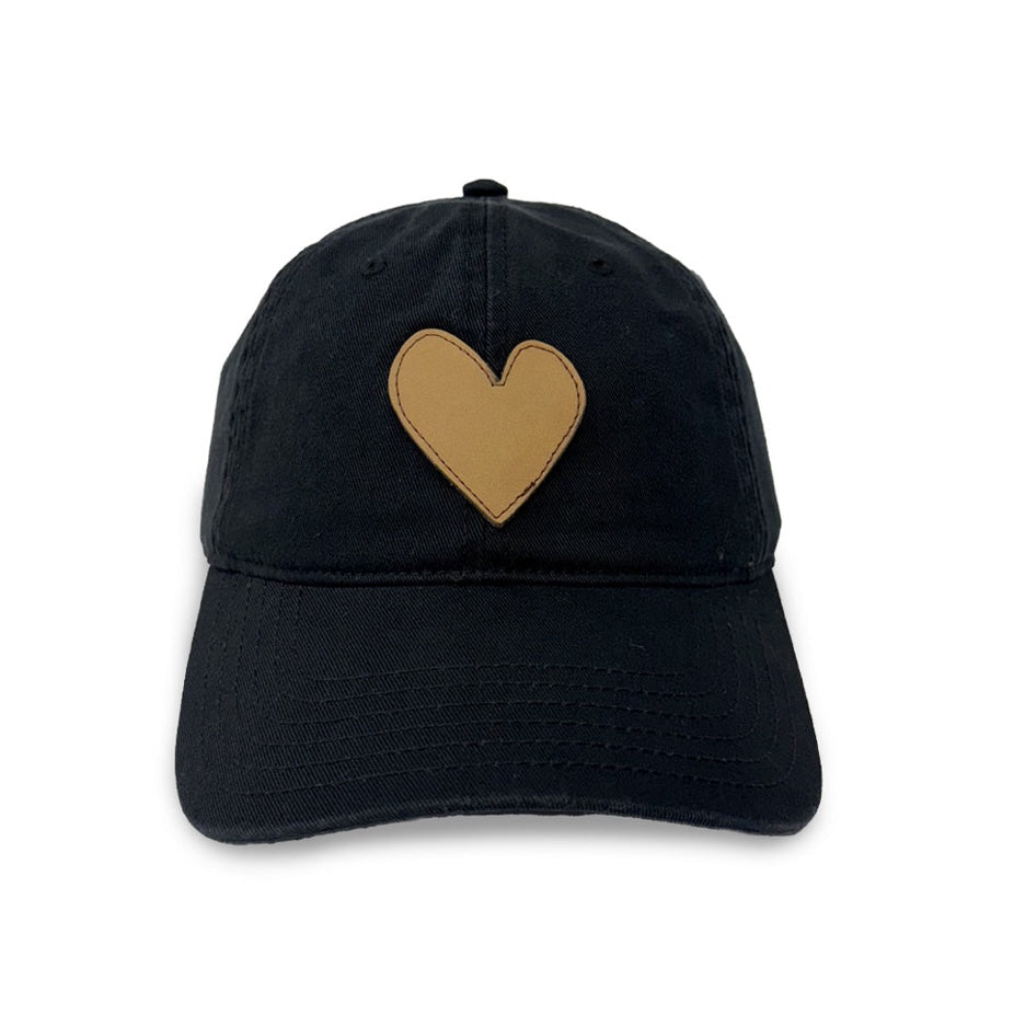 Kerri Rosenthal KR Imperfect Heart Hat in Black/Brown available at Barbara Katz
