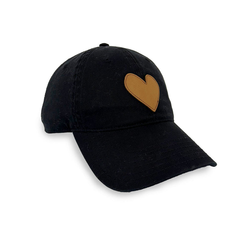 Kerri Rosenthal KR Imperfect Heart Hat in Black/Brown available at Barbara Katz