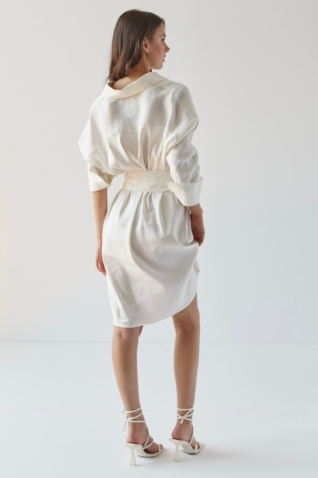 Adroit Atelier Kyoko Pullover Dress - Off White