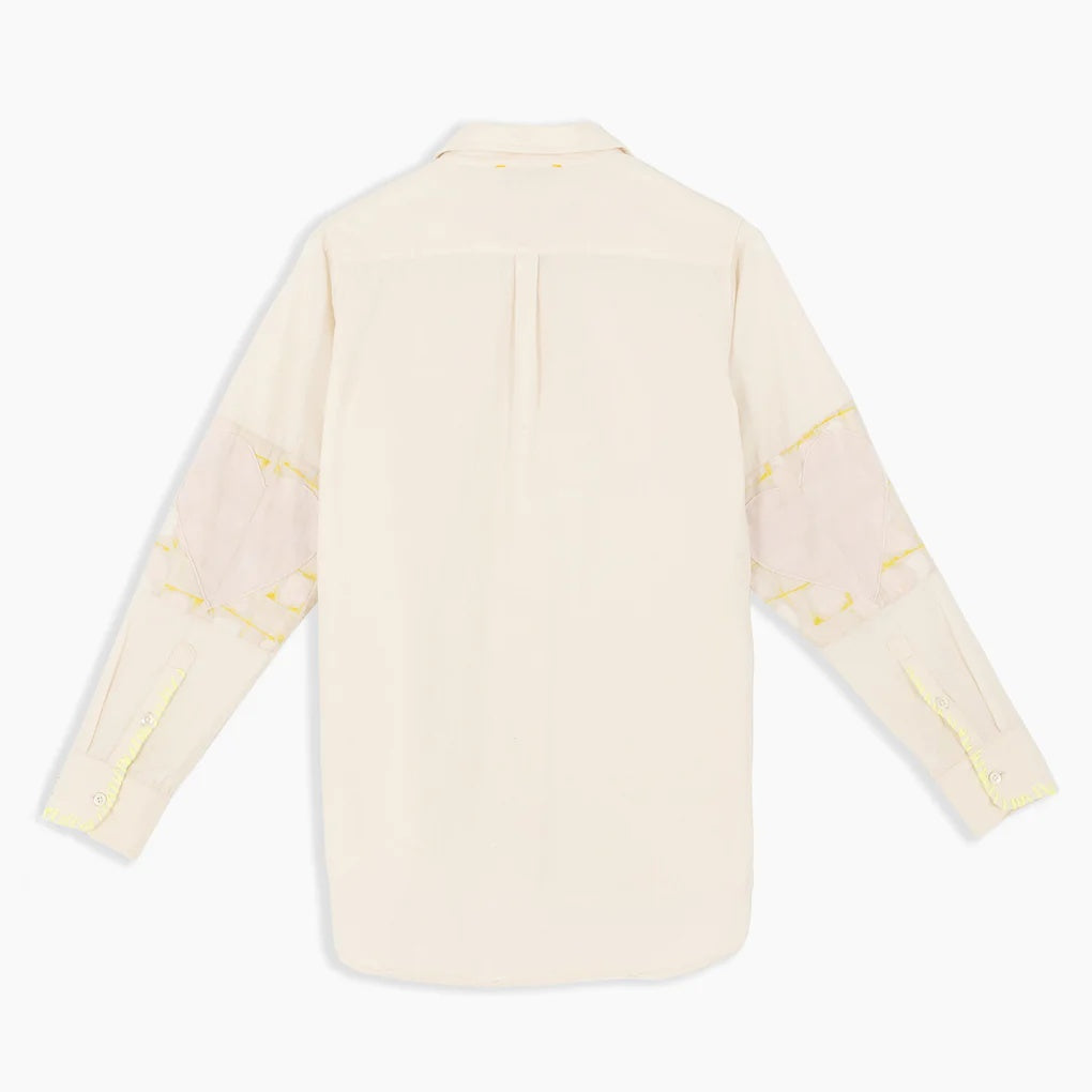 Kerri Rosenthal Mia Shirt Quilted Patch - Moonstone