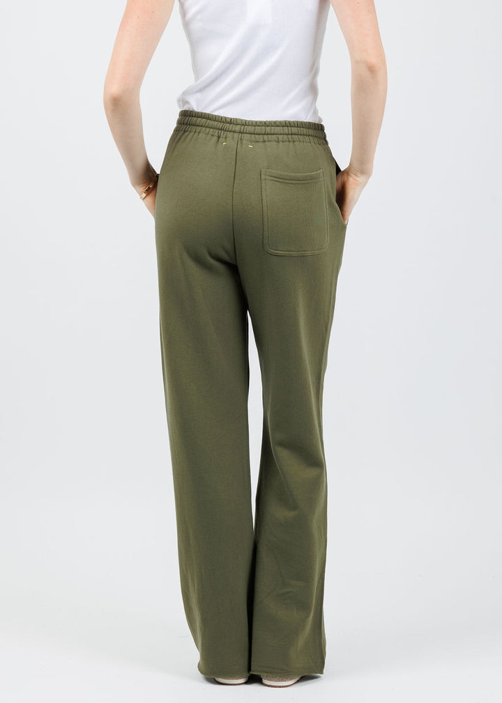 Kerri Rosenthal Weekend Barb Sweatpants in Army Green available at Barbara Katz