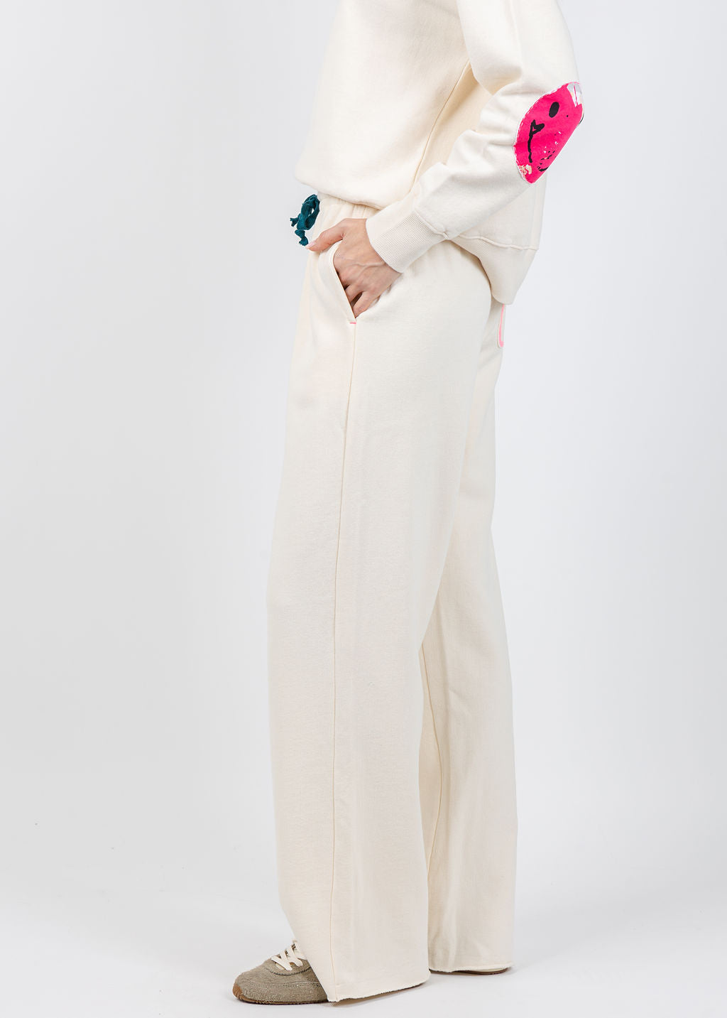 Kerri Rosenthal Weekend Barb Sweatpants in Canvas available at Barbara Katz