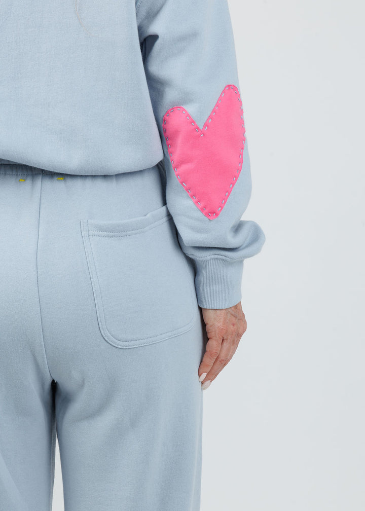 Kerri Rosenthal Weekend Barb Sweatpants in Slate Blue available at Barbara Katz