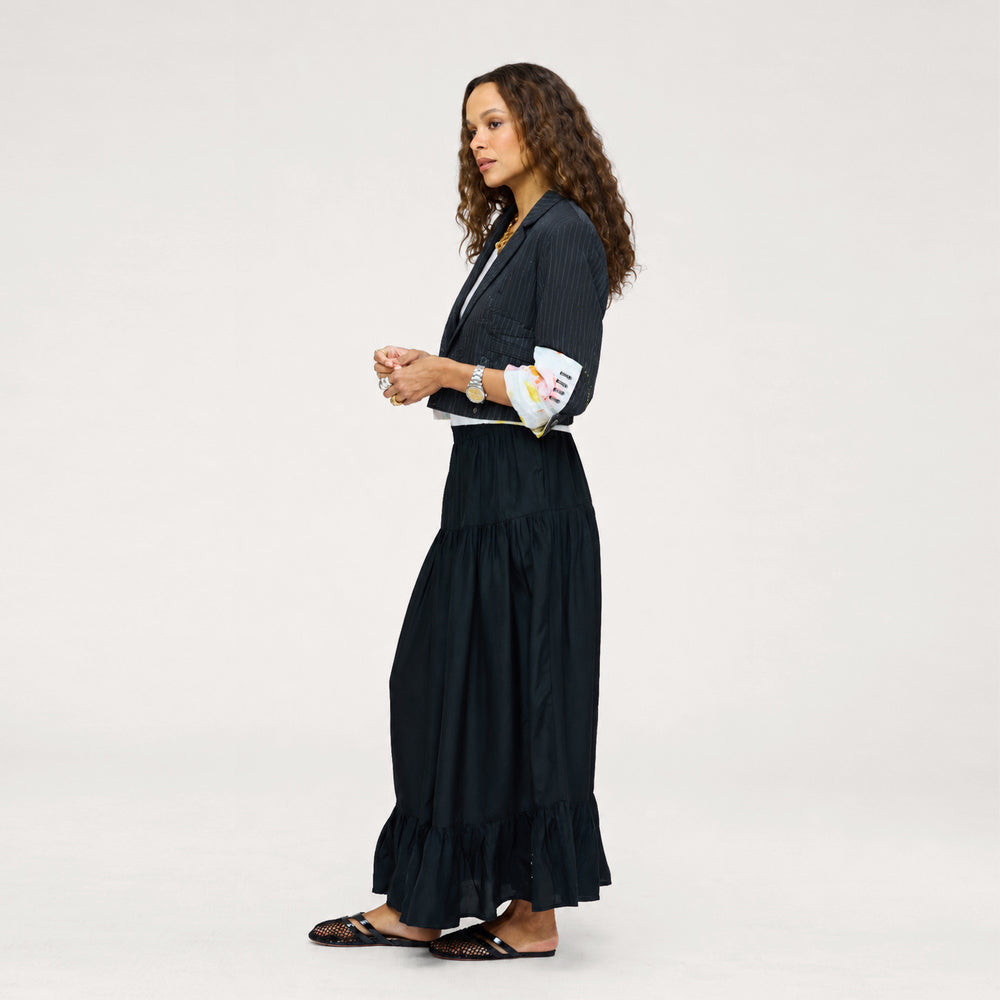 Kerri Rosenthal Halfday Blazer in Black/White available at Barbara Katz