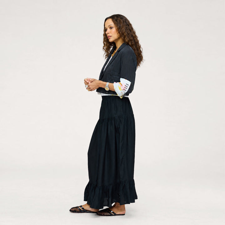 Kerri Rosenthal Halfday Blazer in Black/White available at Barbara Katz