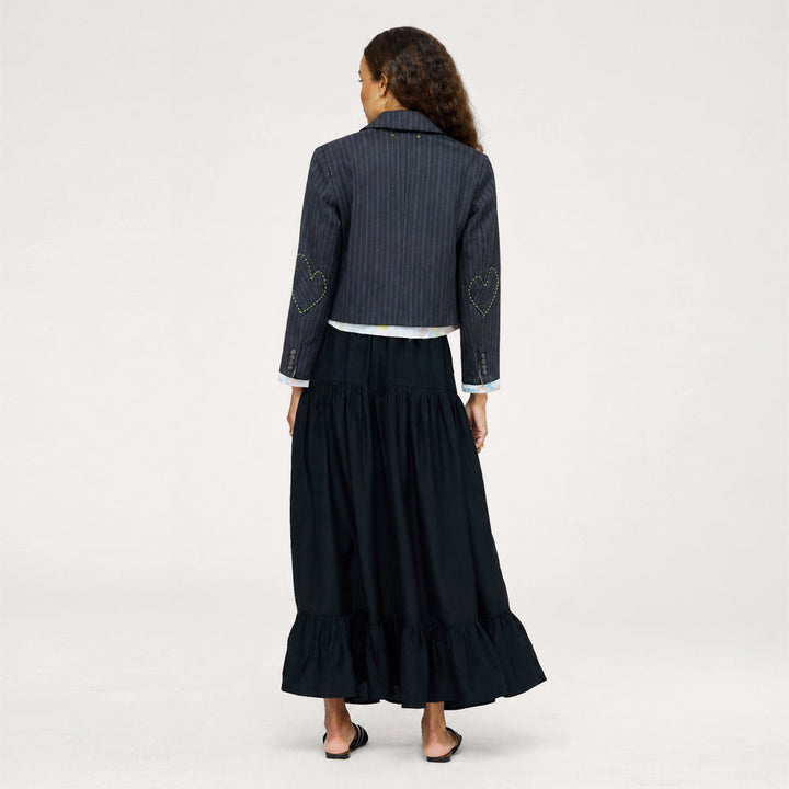 Kerri Rosenthal Halfday Blazer in Black/White available at Barbara Katz
