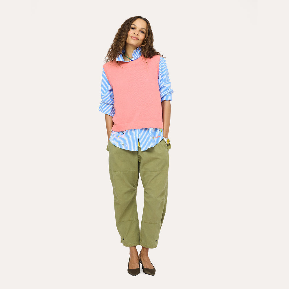Kerri Rosenthal Mia Happimess Studio Shirt in Multi available at Barbara Katz