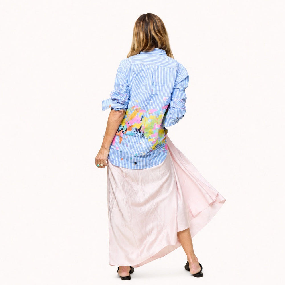 Kerri Rosenthal Mia Happimess Studio Shirt in Multi available at Barbara Katz
