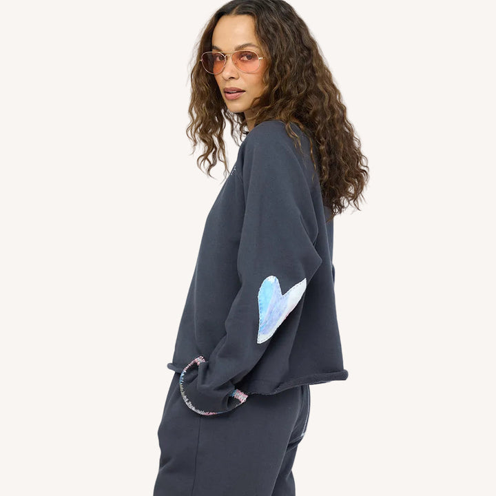 Kerri Rosenthal Studio Sweatshirt in Anthracite available at Barbara Katz