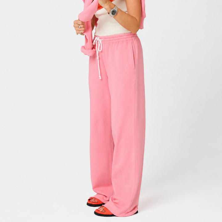 Kerri Rosenthal Weekend Barb Sweatpants in Palm Pink available at Barbara Katz