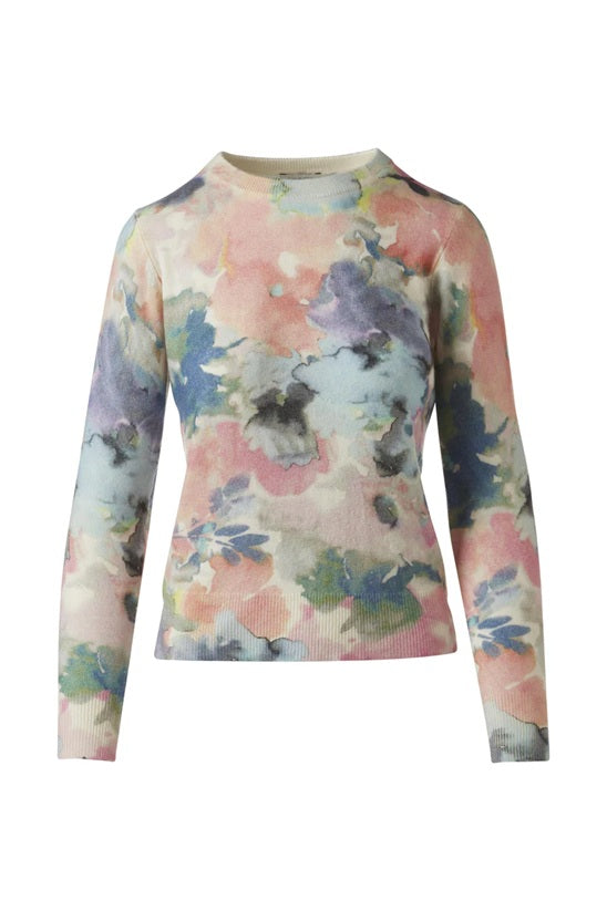Maldives Floral Print Crew Sweater